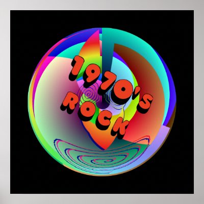 1970's Rock Poster by oldrockerdude