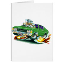 1971-72 Chevelle Green Car Cards