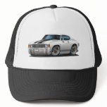 1971-72 Chevelle White-Black Car Trucker Hats