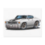1971-72 Chevelle White-Black Car Post Cards
