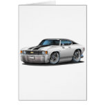 1971-72 Chevelle White-Black Top Car Cards