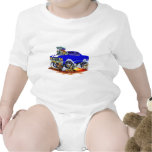 1971-72 El Camino Blue-White 4x4 Monster Truck Tee Shirts