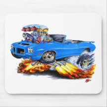 1971-72 GTO Blue Convertible Mousepads