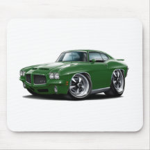 1971-72 GTO Green Car Mousepads