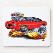 1971-72 GTO Judge Red-Black Car Mousepads