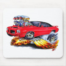 1971-72 GTO Red-Black Car Mousepads