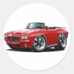 1971-72 GTO Red Convertible Sticker