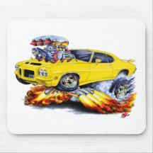 1971-72 GTO Yellow Car Mousepad
