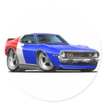 1971-74 Javelin Red White Blue Car Stickers