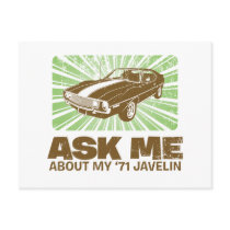 1971 AMC Javelin Post Cards