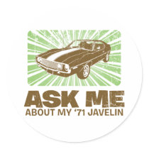 1971 AMC Javelin Sticker