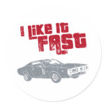 1971 Dodge 440 Charger Round Sticker