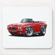 1971 GTO Judge Red Convertible Mousepads