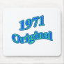 1971 Original Blue Green Mousepad