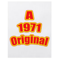 1971 Original Red Full Color Flyer