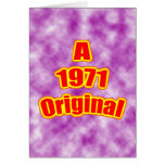 1971 Original Red Greeting Cards