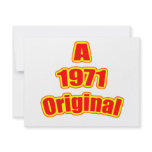 1971 Original Red invitations