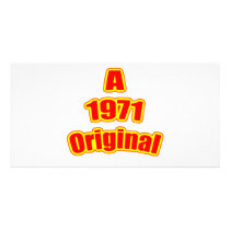 1971 Original Red Photo Card