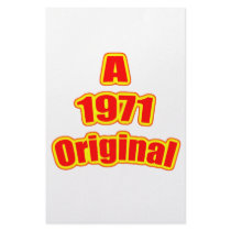 1971 Original Red Customised Stationery