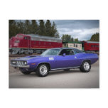 1971 Plymouth Barracuda Cuda Postcard