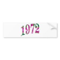 1972 BUMPER STICKER