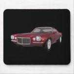 1972 Camaro: Muscle Car: Candy Apple Finish: mousepads