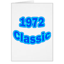 1972 Classic Blue Card