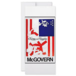 1972 Mcgovern Personalized Rack Card