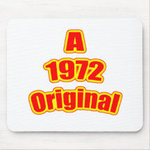 1972 Original Red Mouse Pad