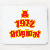 1972 Original Red Mouse Pad
