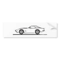 1973 Corvette Bumper Stickers