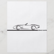 1973 Corvette Convertible BLK Full Color Flyer