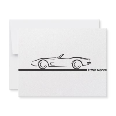1973 Corvette Convertible BLK Invites by frengi