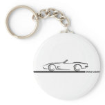 1973 Corvette Convertible BLK Keychain