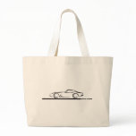 1973 Corvette Hardtop BLK Tote Bags
