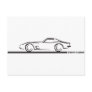 1973 Corvette Hardtop BLK Post Card