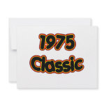 1975 Classic Personalized Invites