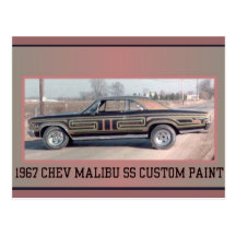 1977 CHEV SS 2 POST CARD