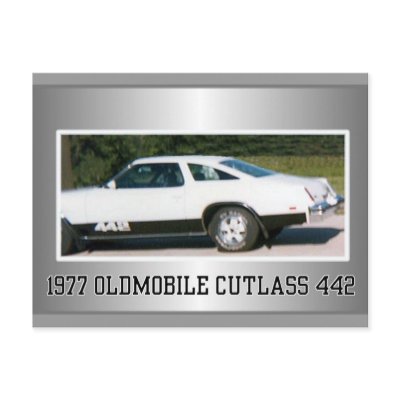 1977 Olds 442 Post Cards by KABSANNIE