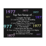 1977 Songs Post Cards