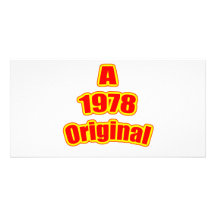1978 Original Red Photo Card