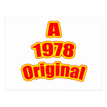 1978 Original Red Postcards