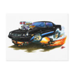 1979-81 Camaro Z28 Black-Blue Car Postcards