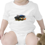 1979-81 Camaro Z28 Black-Gold Car Bodysuit