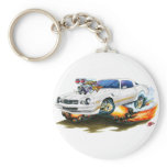 1979-81 Camaro Z28 White-Gold Car Keychain