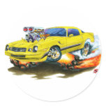 1979-81 Camaro Z28 Yellow-Black Car Sticker