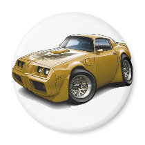 1979-81 Trans Am Gold Car Magnet
