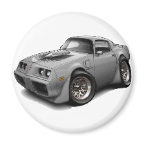 1979-81 Trans Am Grey Car Magnets