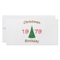 1979 Christmas Birthday