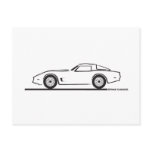 1980-82 Chevrolet Corvette Post Cards